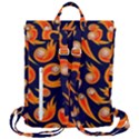 Space Patterns Pattern Flap Top Backpack View3
