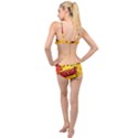 Explosion Boom Pop Art Style Layered Top Bikini Set View2