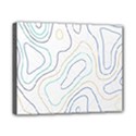 Abstract Colorful Topographic Map Design Vector Canvas 10  x 8  (Stretched) View1