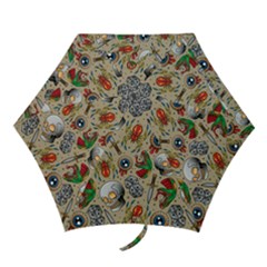Tattoo Pattern Mini Folding Umbrellas by Pakemis