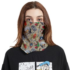 Tattoo Pattern Face Covering Bandana (two Sides) by Pakemis