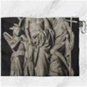 Catholic Motif Sculpture Over Black Canvas Cosmetic Bag (XXXL) View2