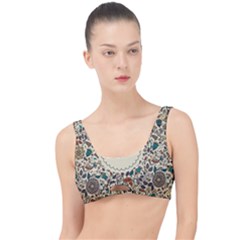Seamless Pattern With Flower Birds The Little Details Bikini Top by Pakemis