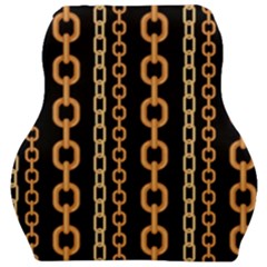 Gold-chain-jewelry-seamless-pattern Car Seat Velour Cushion  by Pakemis