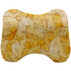 Cheese-slices-seamless-pattern-cartoon-style Head Support Cushion by Pakemis