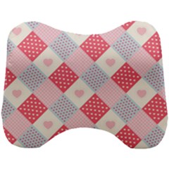 Cute-kawaii-patches-seamless-pattern Head Support Cushion by Pakemis