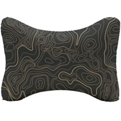 Damask-seamless-pattern Seat Head Rest Cushion by Pakemis