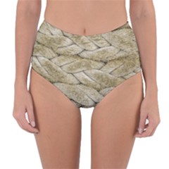 Boat Rope Close Up Texture Reversible High-waist Bikini Bottoms by dflcprintsclothing