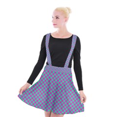 Pattern Suspender Skater Skirt by gasi