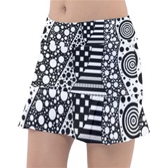 Black And White Classic Tennis Skirt by gasi