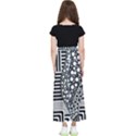 Black and white Kids  Flared Maxi Skirt View2