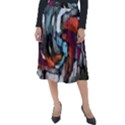 Abstract art Classic Velour Midi Skirt  View1