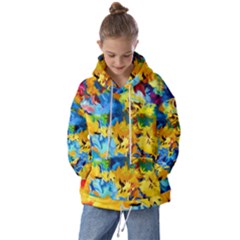 Abstract Art Kids  Oversized Hoodie by gasi