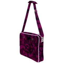 Aubergine Zendoodle Cross Body Office Bag by Mazipoodles