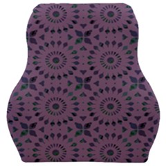 Kaleidoscope Scottish Violet Car Seat Velour Cushion  by Mazipoodles