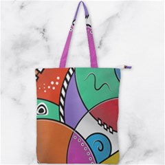 Modern Art Double Zip Up Tote Bag by gasi