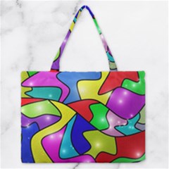 Modern Art Zipper Medium Tote Bag by gasi