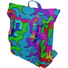 Colorful Design Buckle Up Backpack by gasi