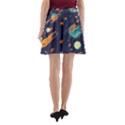 Space Galaxy Planet Universe Stars Night Fantasy A-Line Pocket Skirt View2