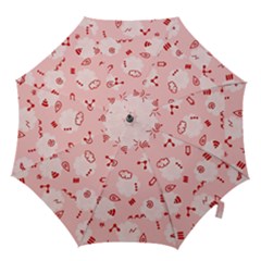 Background Graphic Beautiful Wallpaper Art Hook Handle Umbrellas (large) by Uceng