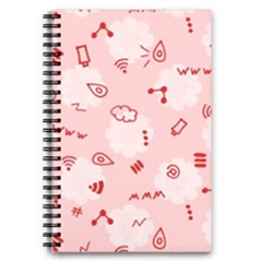 Background Graphic Beautiful Wallpaper Art 5 5  X 8 5  Notebook by Uceng
