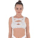 Background Ornamental Pattern Graphic Seamless Bandaged Up Bikini Top View1