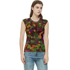 Background Graphic Beautiful Wallpaper Women s Raglan Cap Sleeve Tee by Uceng