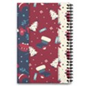 Flat Design Christmas Pattern Collection Art 5.5  x 8.5  Notebook View2