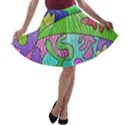 Colorful stylish design A-line Skater Skirt View1