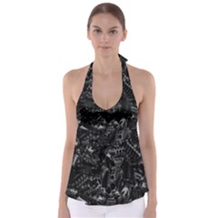 Xeno Frenzy Babydoll Tankini Top by MRNStudios