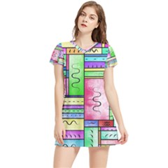 Colorful Pattern Women s Sports Skirt by gasi