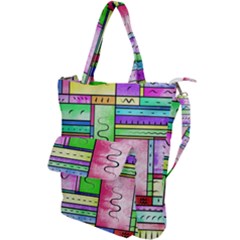 Colorful Stylish Design Shoulder Tote Bag by gasi