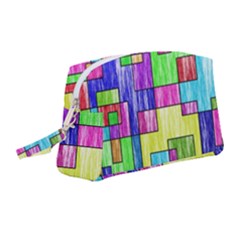 Colorful Stylish Design Wristlet Pouch Bag (medium) by gasi