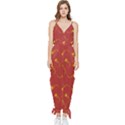Background Pattern Texture Design Sleeveless Tie Ankle Chiffon Jumpsuit View1
