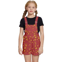 Background Pattern Texture Design Kids  Short Overalls by Ravend