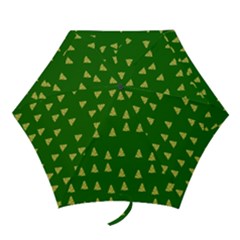 Green Christmas Trees Green Mini Folding Umbrellas by TetiBright
