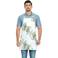 Background Ornamental Pattern Graphic Seamless Kitchen Apron by Pakemis