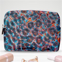 Fractal Black Texture Wallpaper Art Design Art Make Up Pouch (medium) by Pakemis