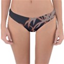 Leaf Leaves Pattern Print Reversible Hipster Bikini Bottoms View1