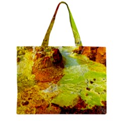 Lake Dallol In Danakil Depression Ethiopia Zipper Mini Tote Bag by danenraven