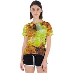 Lake Dallol In Danakil Depression Ethiopia Open Back Sport Tee by danenraven