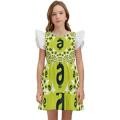 Im Fourth Dimension Amf Kids  Winged Sleeve Dress by imanmulyana