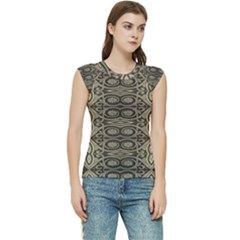 Vintage Ornament Pattern Women s Raglan Cap Sleeve Tee by dflcprintsclothing