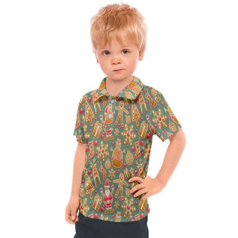 Pattern Seamless Kids  Polo Tee by artworkshop