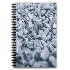 Rocks Stones Gray Gravel Rocky Material  5 5  X 8 5  Notebook by artworkshop