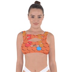 Roof Roofing Tiles  Bandaged Up Bikini Top by artworkshop