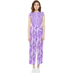 Unicorn Butterfly Women s Frill Top Chiffon Jumpsuit by Sparkle
