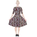 pattern  Quarter Sleeve A-Line Dress View2