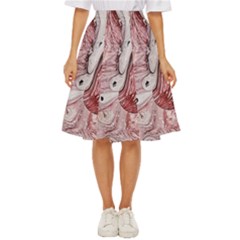 Cora; Abstraction Classic Short Skirt by kaleidomarblingart