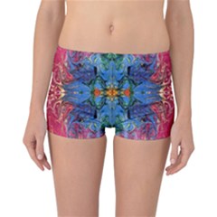 Firey Repeats I Reversible Boyleg Bikini Bottoms by kaleidomarblingart